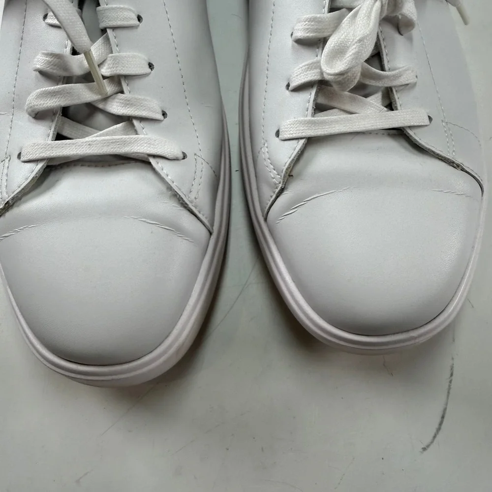 Cole Haan GrandPro Tennis‎ Sneakers White Leather Lace Up Men's Size 12